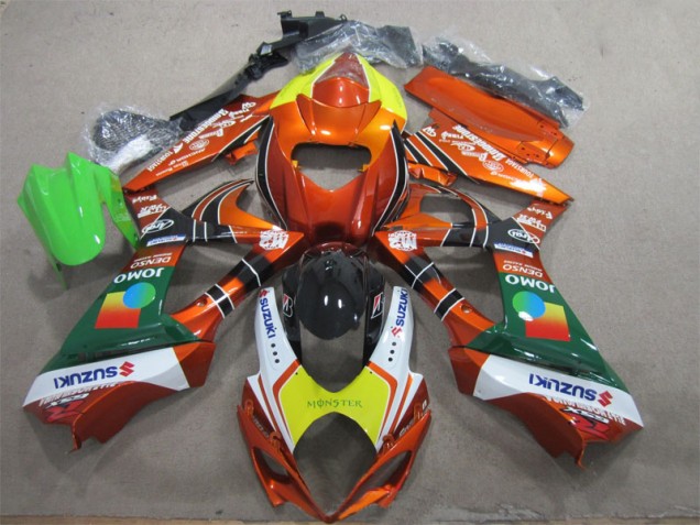 Carenado Moto Suzuki GSXR 1000 K7 07-08 - Naranja Amarillo Monster