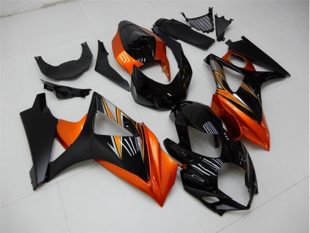 Carenado Moto Suzuki GSXR 1000 K7 07-08 - Naranja Negro Carenado Moto Suzuki GSXR 1000 K7 07-08 - Naranja Negro