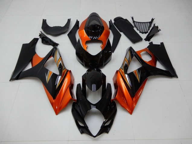 Carenado Moto Suzuki GSXR 1000 K7 07-08 - Naranja Negro Carenado Moto Suzuki GSXR 1000 K7 07-08 - Naranja Negro