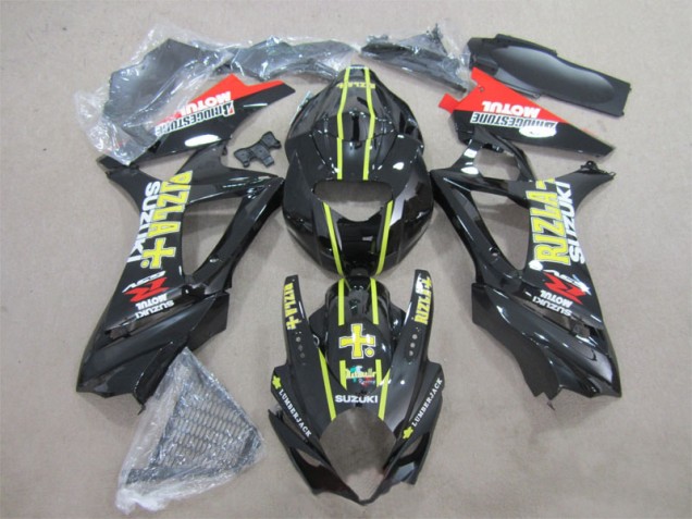 Carenado Moto Suzuki GSXR 1000 K7 07-08 - Negro Amarillo Rizla Carenado Moto Suzuki GSXR 1000 K7 07-08 - Negro Amarillo Rizla