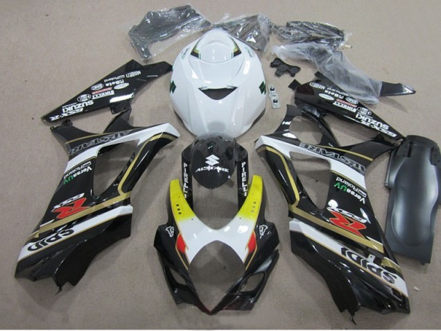 Carenado Moto Suzuki GSXR 1000 K7 07-08 - Negro Blanco Carenado Moto Suzuki GSXR 1000 K7 07-08 - Negro Blanco