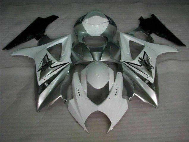 Carenado Moto Suzuki GSXR 1000 K7 07-08 - Plata Blanco Carenado Moto Suzuki GSXR 1000 K7 07-08 - Plata Blanco