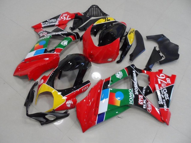 Carenado Moto Suzuki GSXR 1000 K7 07-08 - Rojo & Verde Carenado Moto Suzuki GSXR 1000 K7 07-08 - Rojo & Verde