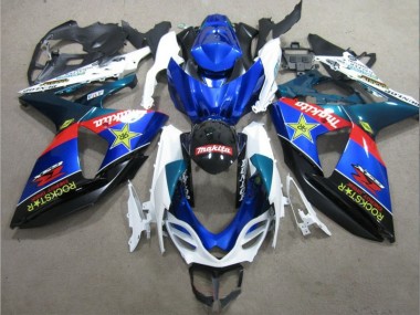 Carenado Moto Suzuki GSXR 1000 K9 09-16 - Azul Blanco Rockstar