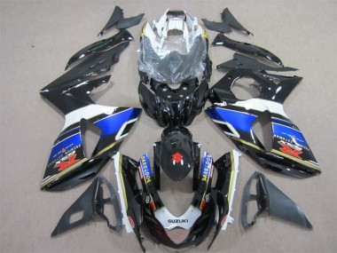 Carenado Moto Suzuki GSXR 1000 K9 09-16 - Azul Negro Oscuro Dog