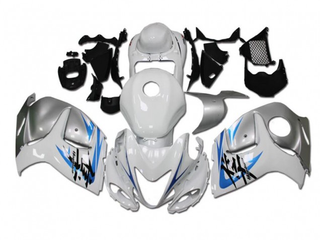 Carenado Moto Suzuki GSXR 1300 Hayabusa 08-19 - Blanco Azul Carenado Moto Suzuki GSXR 1300 Hayabusa 08-19 - Blanco Azul