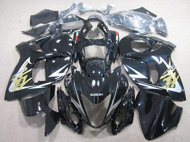 Carenado Moto Suzuki GSXR 1300 Hayabusa 08-19 - Negro Oro Calcomanías Carenado Moto Suzuki GSXR 1300 Hayabusa 08-19 - Negro Oro Calcomanías