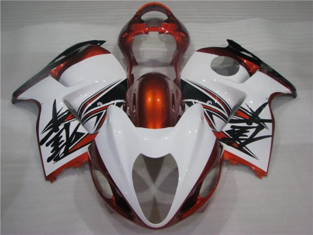 Carenado Moto Suzuki GSXR 1300 Hayabusa 96-07 - Naranja Blanco Negro Carenado Moto Suzuki GSXR 1300 Hayabusa 96-07 - Naranja Blanco Negro