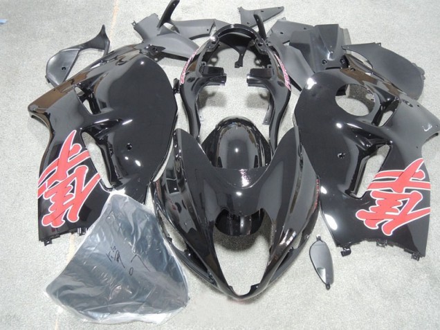 Carenado Moto Suzuki GSXR 1300 Hayabusa 96-07 - Negro Rojo Calcomanía Carenado Moto Suzuki GSXR 1300 Hayabusa 96-07 - Negro Rojo Calcomanía