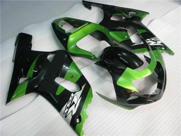 Carenado Moto Suzuki GSXR 600 / 750 K1 K2 K3 01-03 - Verde Negro Carenado Moto Suzuki GSXR 600 / 750 K1 K2 K3 01-03 - Verde Negro