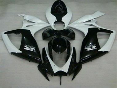 Carenado Moto Suzuki GSXR 600 / 750 K6 06-07 - Negro Blanco