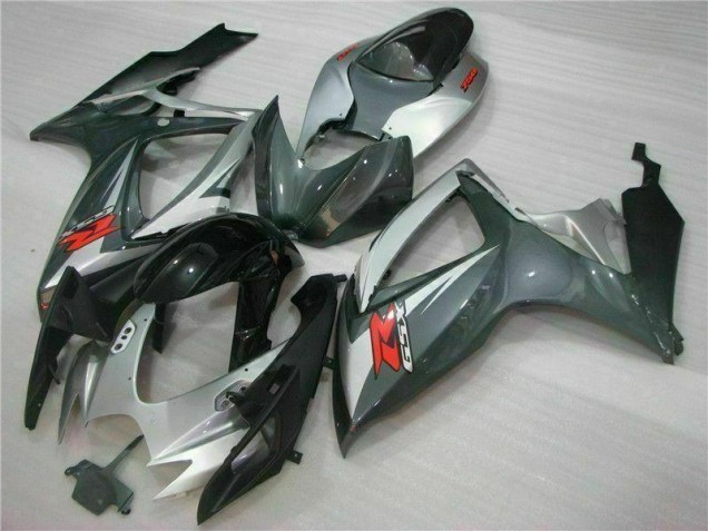 Carenado Moto Suzuki GSXR 600 / 750 K6 06-07 - Plata Negro Carenado Moto Suzuki GSXR 600 / 750 K6 06-07 - Plata Negro