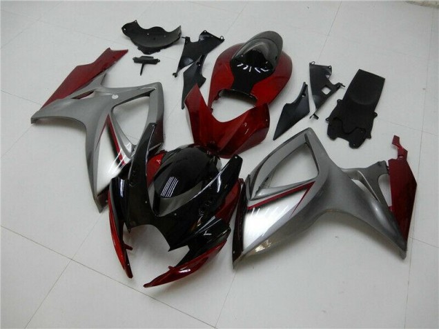 Carenado Moto Suzuki GSXR 600 / 750 K6 06-07 - Rojo Plata Carenado Moto Suzuki GSXR 600 / 750 K6 06-07 - Rojo Plata