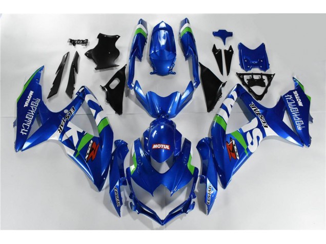 Carenado Moto Suzuki GSXR 600 / 750 K8 08-10 - Azul Blanco Verde Carenado Moto Suzuki GSXR 600 / 750 K8 08-10 - Azul Blanco Verde