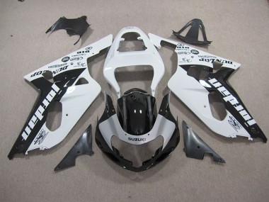 Carenado Moto Suzuki GSXR 600 K1 K2 K3 01-03 - Blanco Negro