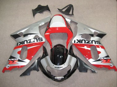 Carenado Moto Suzuki GSXR 600 K1 K2 K3 01-03 - Rojo Plata