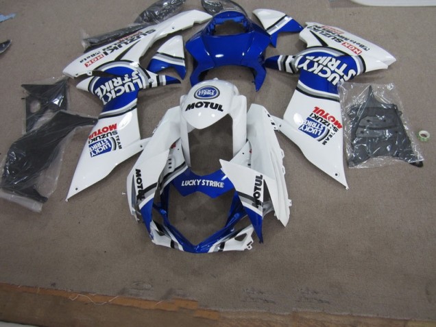 Carenado Moto Suzuki GSXR 600 K11 11-21 - Azul Blanco Lucky Strike Motul