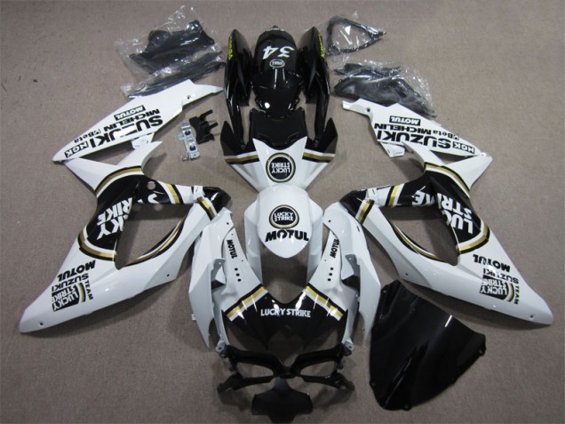 Carenado Moto Suzuki GSXR 600 K8 08-10 - Blanco Lucky Strike Negro Motul Carenado Moto Suzuki GSXR 600 K8 08-10 - Blanco Lucky Strike Negro Motul