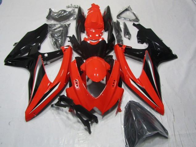 Carenado Moto Suzuki GSXR 600 K8 08-10 - Rojo Negro