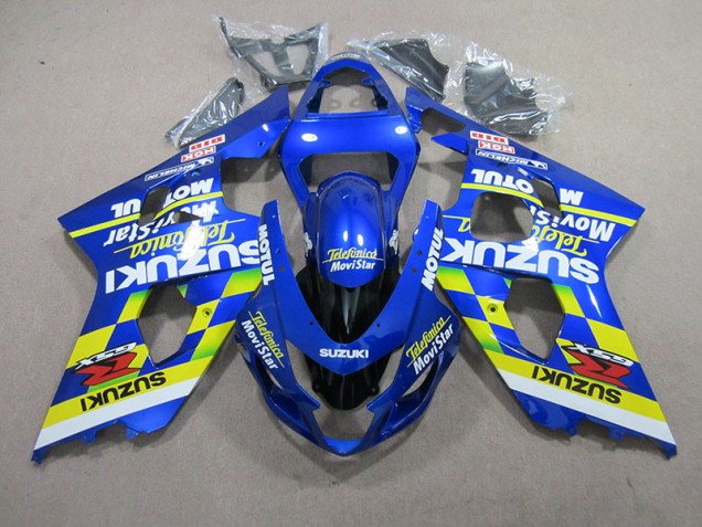 Carenado Moto Suzuki GSXR 750 K4 04-05 - Azul Telefunica Movistar Motul Carenado Moto Suzuki GSXR 750 K4 04-05 - Azul Telefunica Movistar Motul
