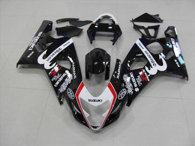 Carenado Moto Suzuki GSXR 750 K4 04-05 - Negro Rojo Beacon Carenado Moto Suzuki GSXR 750 K4 04-05 - Negro Rojo Beacon