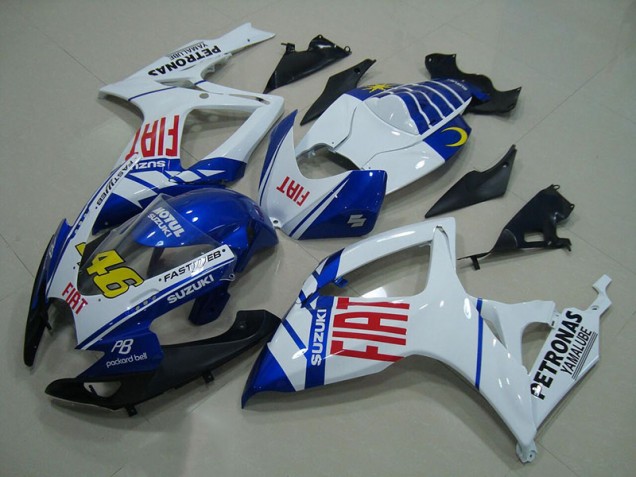 Carenado Moto Suzuki GSXR 750 K6 06-07 - Azul Blanco Fiat 46 Carenado Moto Suzuki GSXR 750 K6 06-07 - Azul Blanco Fiat 46