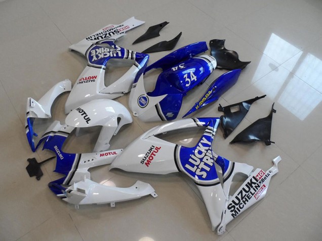 Carenado Moto Suzuki GSXR 750 K6 06-07 - Azul Blanco Lucky Strike Motul 34 Carenado Moto Suzuki GSXR 750 K6 06-07 - Azul Blanco Lucky Strike Motul 34