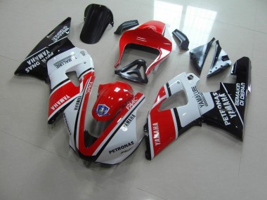 Carenado Moto Yamaha R1 00-01 - Rojo Blanco Yamalube Carrera