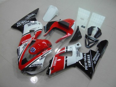 Carenado Moto Yamaha R1 00-01 - Rojo Brillante Negro