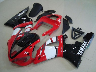 Carenado Moto Yamaha R1 00-01 - Rojo Negro Blanco