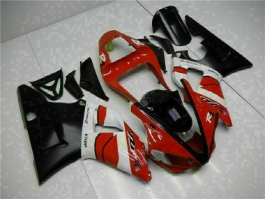 Carenado Moto Yamaha R1 00-01 - Rojo Negro