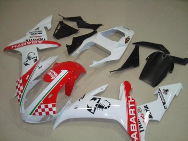 Carenado Moto Yamaha R1 02-03 - Rojo Blanco Bandera