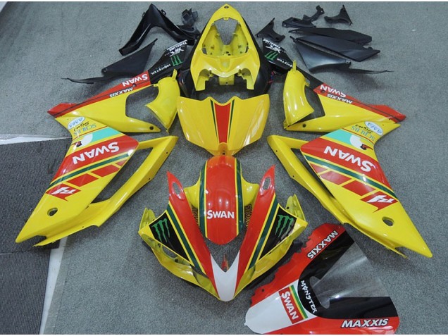 Carenado Moto Yamaha R1 07-08 - Amarillo Rojo Swan Carenado Moto Yamaha R1 07-08 - Amarillo Rojo Swan