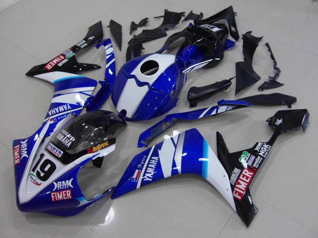 Carenado Moto Yamaha R1 07-08 - Blanco Azul Carenado Moto Yamaha R1 07-08 - Blanco Azul
