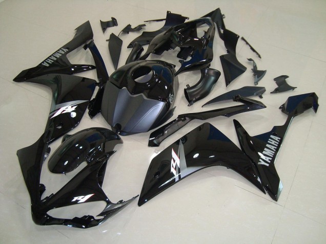 Carenado Moto Yamaha R1 07-08 - Brillante Negro Blanco