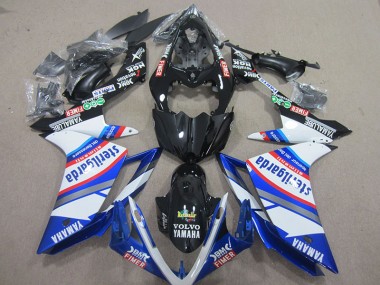 Carenado Moto Yamaha R1 07-08 - Negro Blanco Sterilgarda