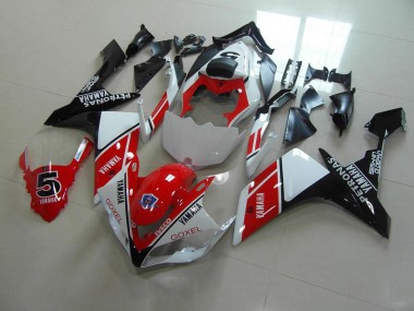 Carenado Moto Yamaha R1 07-08 - Rojo Blanco Pegatinas