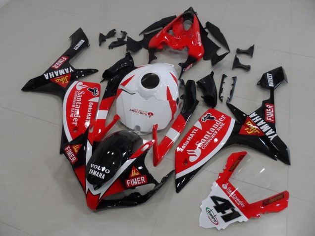 Carenado Moto Yamaha R1 07-08 - Rojo Negro Pegatinas Carenado Moto Yamaha R1 07-08 - Rojo Negro Pegatinas