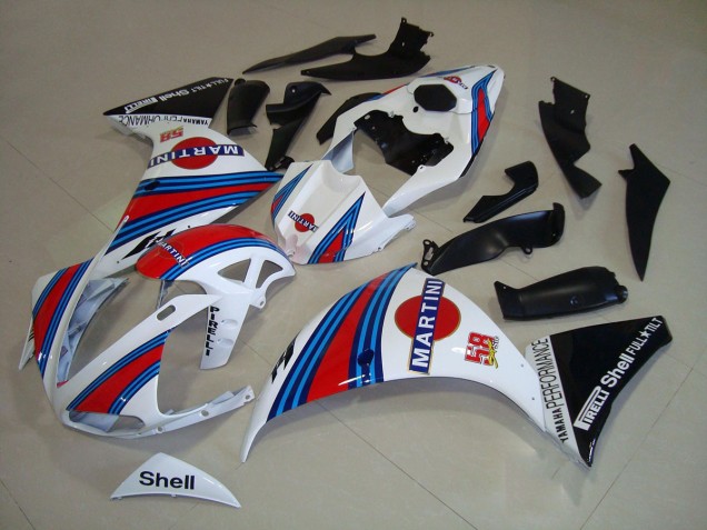 Carenado Moto Yamaha R1 09-11 - Blanco Negro Martini Carenado Moto Yamaha R1 09-11 - Blanco Negro Martini