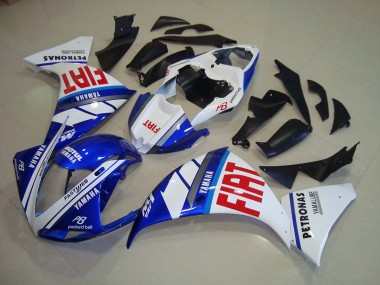 Carenado Moto Yamaha R1 12-14 - Azul Blanco Fiat