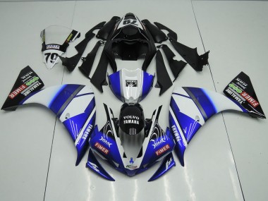 Carenado Moto Yamaha R1 12-14 - Azul Negro Sterilgarda