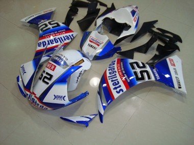 Carenado Moto Yamaha R1 12-14 - Blanco Negro Sterilgarda
