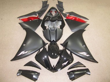Carenado Moto Yamaha R1 12-14 - Negro Blanco Calcomanía