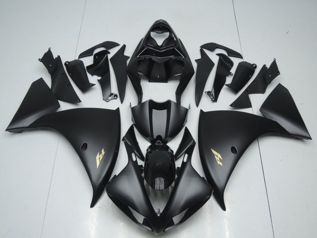 Carenado Moto Yamaha R1 12-14 - Negro Mate Pegatinas