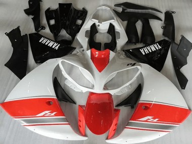 Carenado Moto Yamaha R1 12-14 - Racy Rojo Blanco Negro