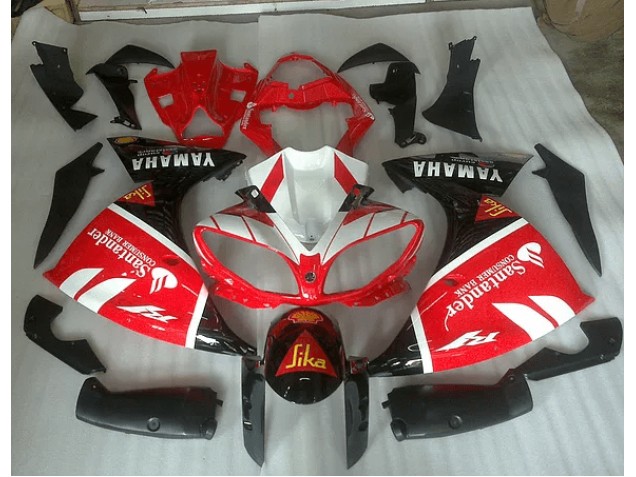 Carenado Moto Yamaha R1 12-14 - Rojo Blanco & Negro Graphic Carenado Moto Yamaha R1 12-14 - Rojo Blanco & Negro Graphic