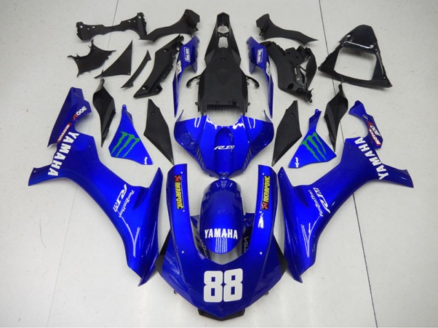 Carenado Moto Yamaha R1 15-19 - Azul Monster 88 Carenado Moto Yamaha R1 15-19 - Azul Monster 88