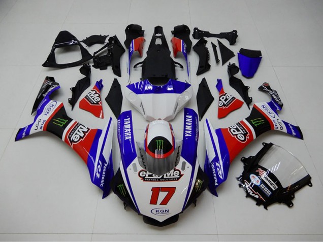Carenado Moto Yamaha R1 15-19 - Azul Rojo KGN 17 Carenado Moto Yamaha R1 15-19 - Azul Rojo KGN 17