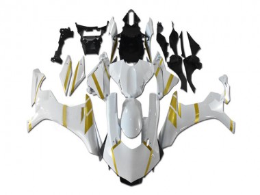 Carenado Moto Yamaha R1 15-19 - Blanco Oro