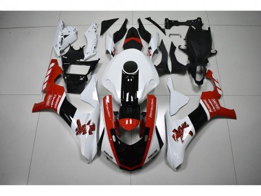 Carenado Moto Yamaha R1 15-19 - Blanco Rojo Negro